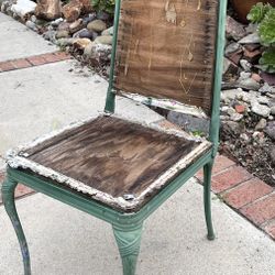 Antique Cast Aluminum Side Chair Brown Jordan Woodard Project