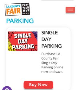 1 day parking pass LA Fair