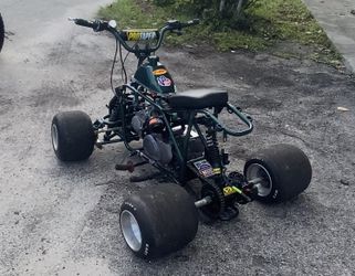 1of1 LOT RACER Mini Atv 125cc 4 Gears Manual Clutch (Trade For Suzuki Lt80)