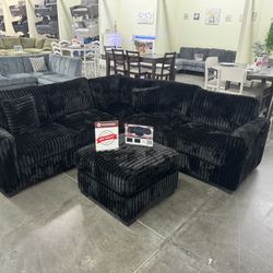 New Black Sofa