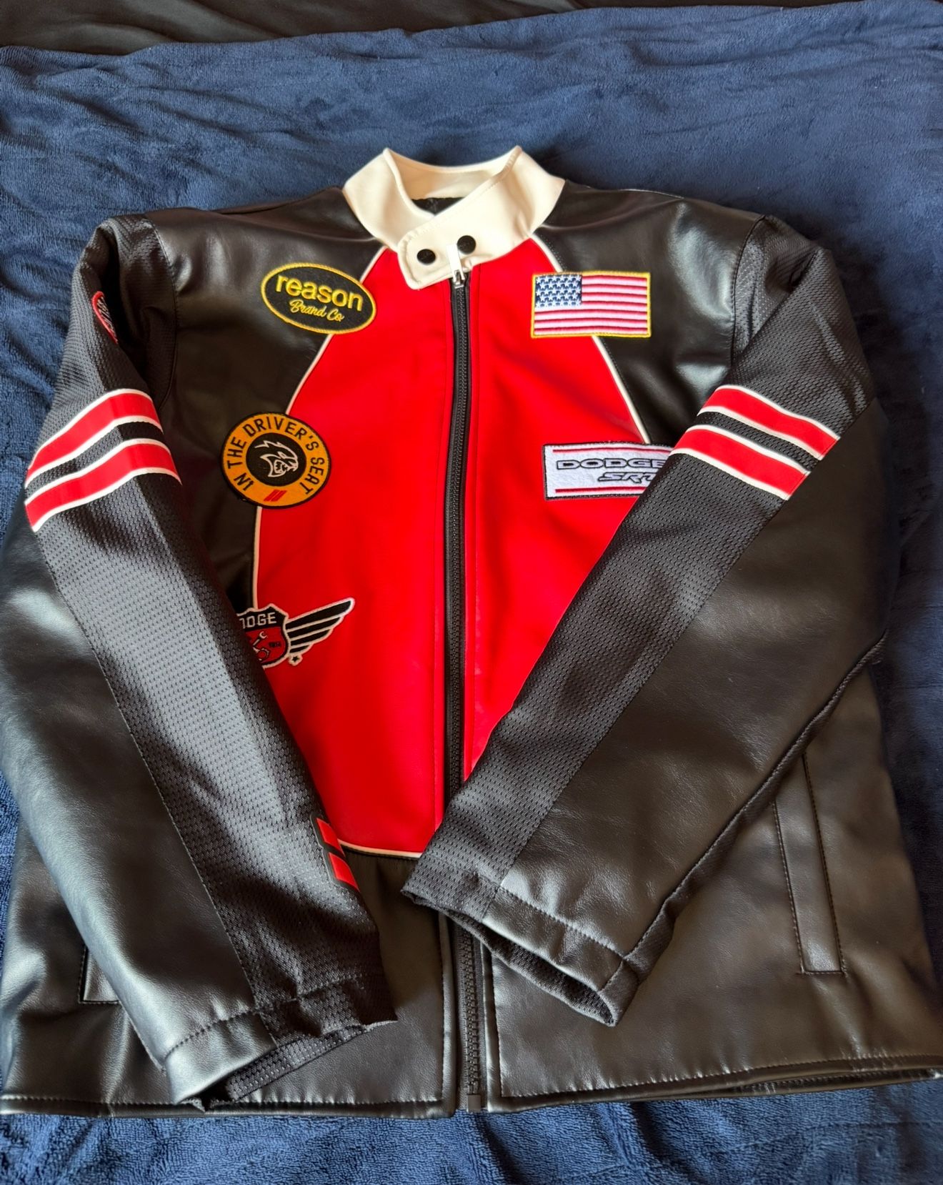 Racing Biker Jacket Men’s Medium