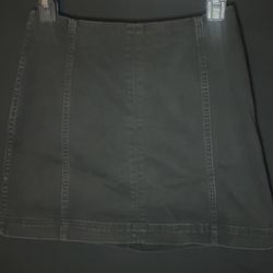 Wild Fable Black Denim Mini Skirt