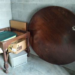 Vintage wooden dining table