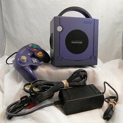 GameCube With Controller, Memory Card, And Mk 2 HDMI Adapter