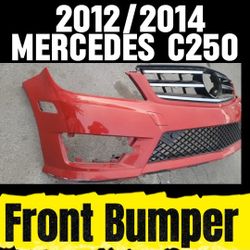 2012/2013/2014 Mercedes C250 Front Bumper Cover 