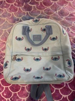 Disney Stitch Loungefly Canvas Backpack