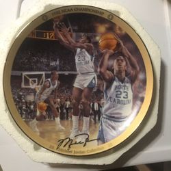 Michael Jordan Bradford Exchange MJ Collection Plate "1982 NCAA Championship"