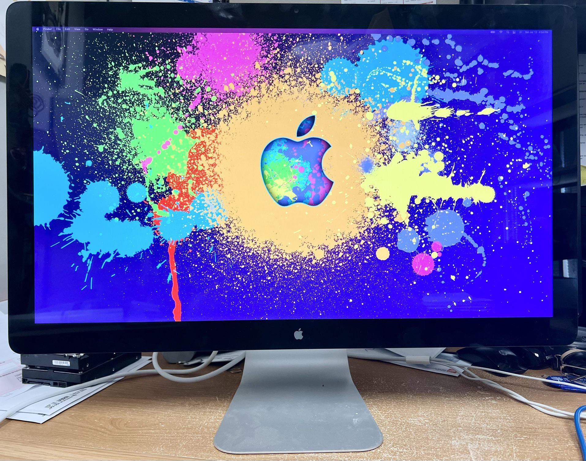 Apple Cinema Display 27” A1316 Widescreen LED Monitor (Tested/Works Perfect)