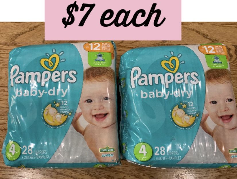 Pampers size 4