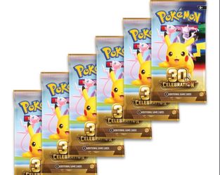Pokémon 30th Anniversary Boosters