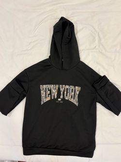 Black New York Graphic Hoodie