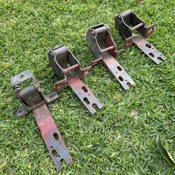 CHEVY TRUCK DOOR HINGES ALL FOUR 55 -59 CHECK OUT MY PROFILE FOR  MORE PARTS & STUFF