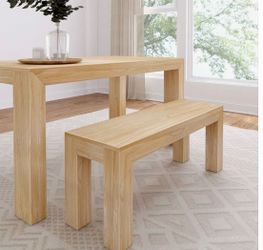 Plank+Beam Dining Table and Bench Set