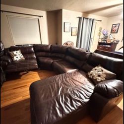 Brown Leather Sectional Ashley Furniture