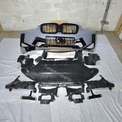 BMW X3 X4 G01 G02 Front Bumper X3M X4M competition style body kit for LCI 2022-2026 30i x3 m40i