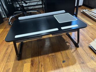 Folding Laptop Bed Desk with Cushion