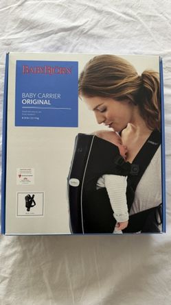 BabyBjörn Baby Carrier Original - Black Cotton - Opened, Never Used