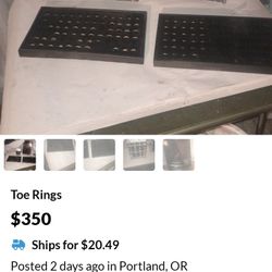 Sell All Three Together Bracelet, Toe rings And Earrings 