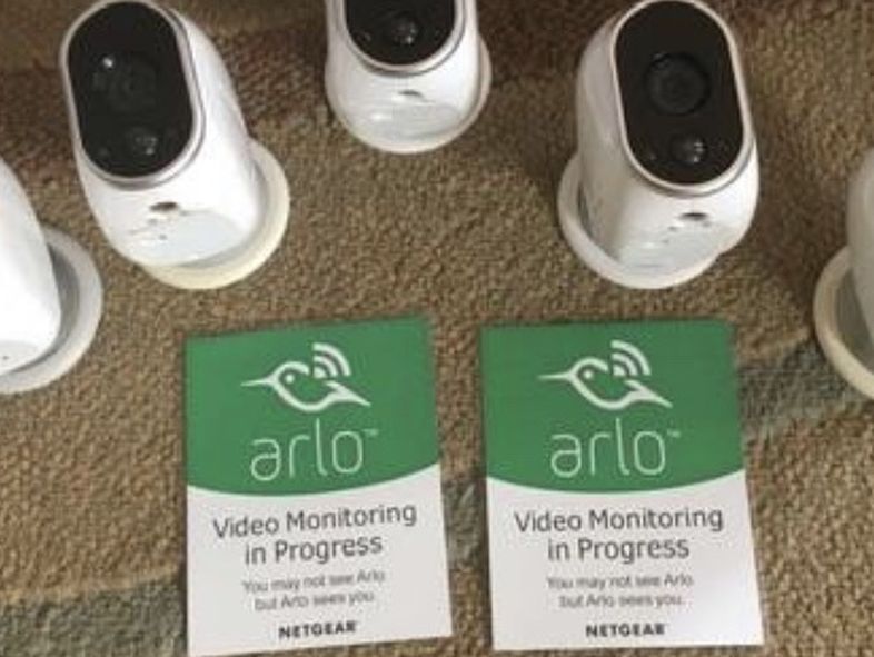 Arlo 5 Camera System With Spotlight And Doorbell Included