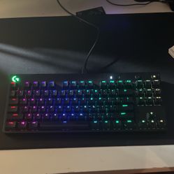 logitech pro tkl and logitech g203 lightsync