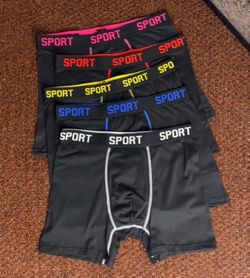 Men's Boxer Briefs 5 Frame Colors , 2 Size Medium & Large All Brand New $3 Per Each For Sale