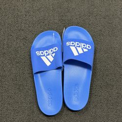 New Adidas Blue Slides Size Men’s 9