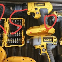 DeWalt 18 Volt Tool Lot