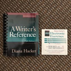 A Writer’s Reference with CD 