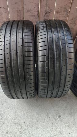 Par de llantas año 2024 pirelli p zero runflat 225/40/r/19 93Y 95% de vida