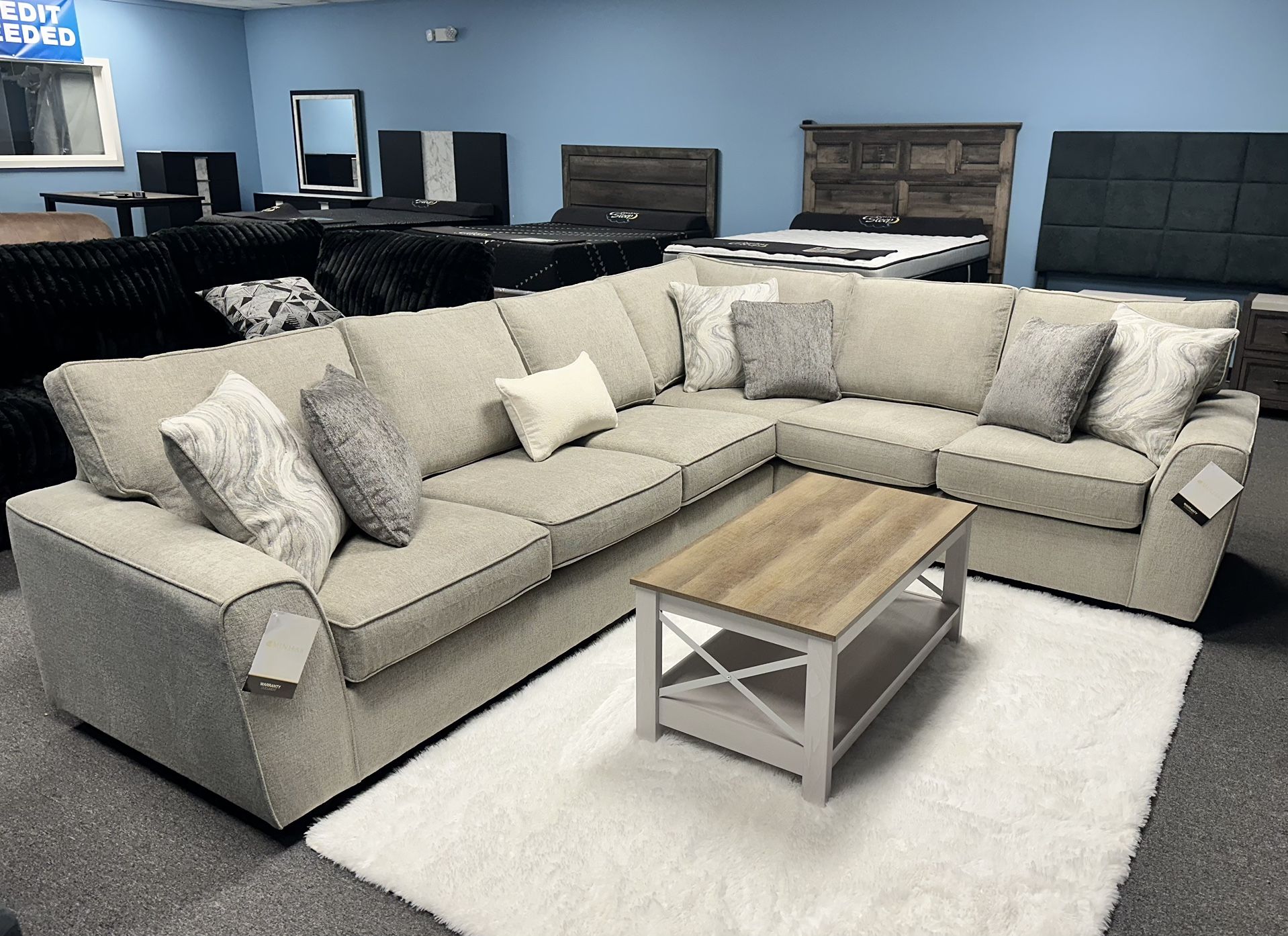 Brand New Sectional! We Offer No Credit Needed Financing Only $50 Down