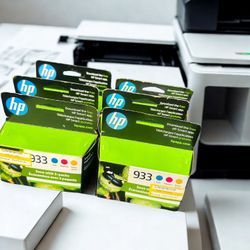 Lot The 5 Ink Hp 933 