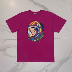 Billionaire Boys Club Deep Thinking Graphic T-Shirt Pink Size Large