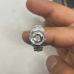 White Gold Diamond Ring 