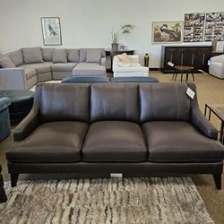 100% Real Leather Sofa  - Collyn 