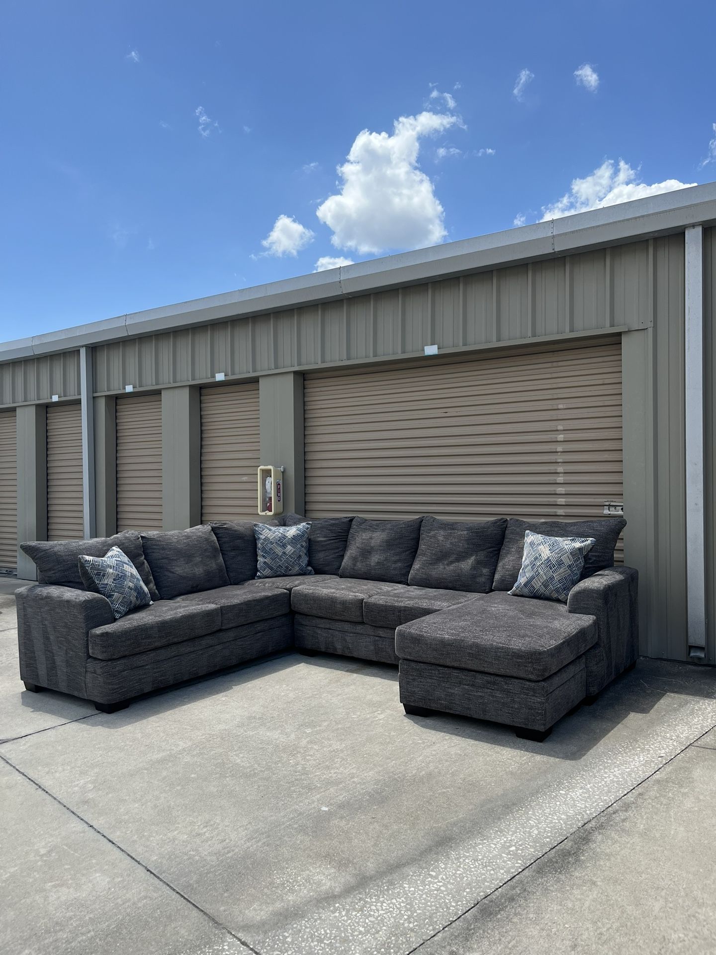 Gray Sectional Couch