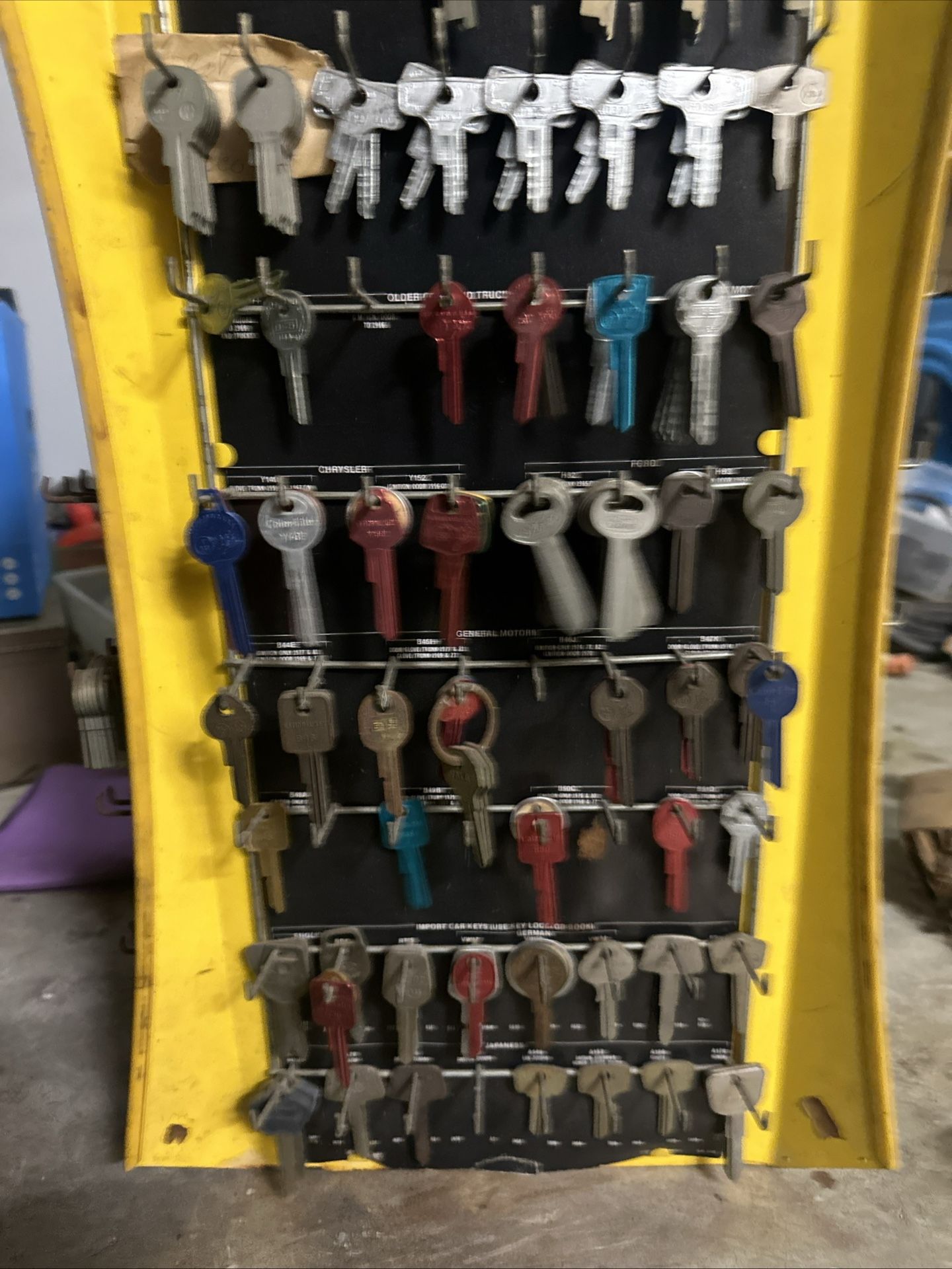 lock smith blank keys
