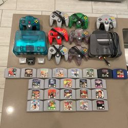 Nintendo 64 n64 consoles and games