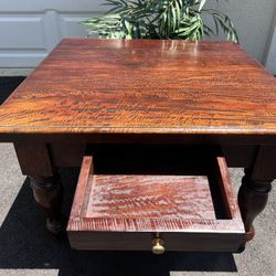 Solid Wood Coffee Table In Dark Brown Color. Delivery Available 🚚.