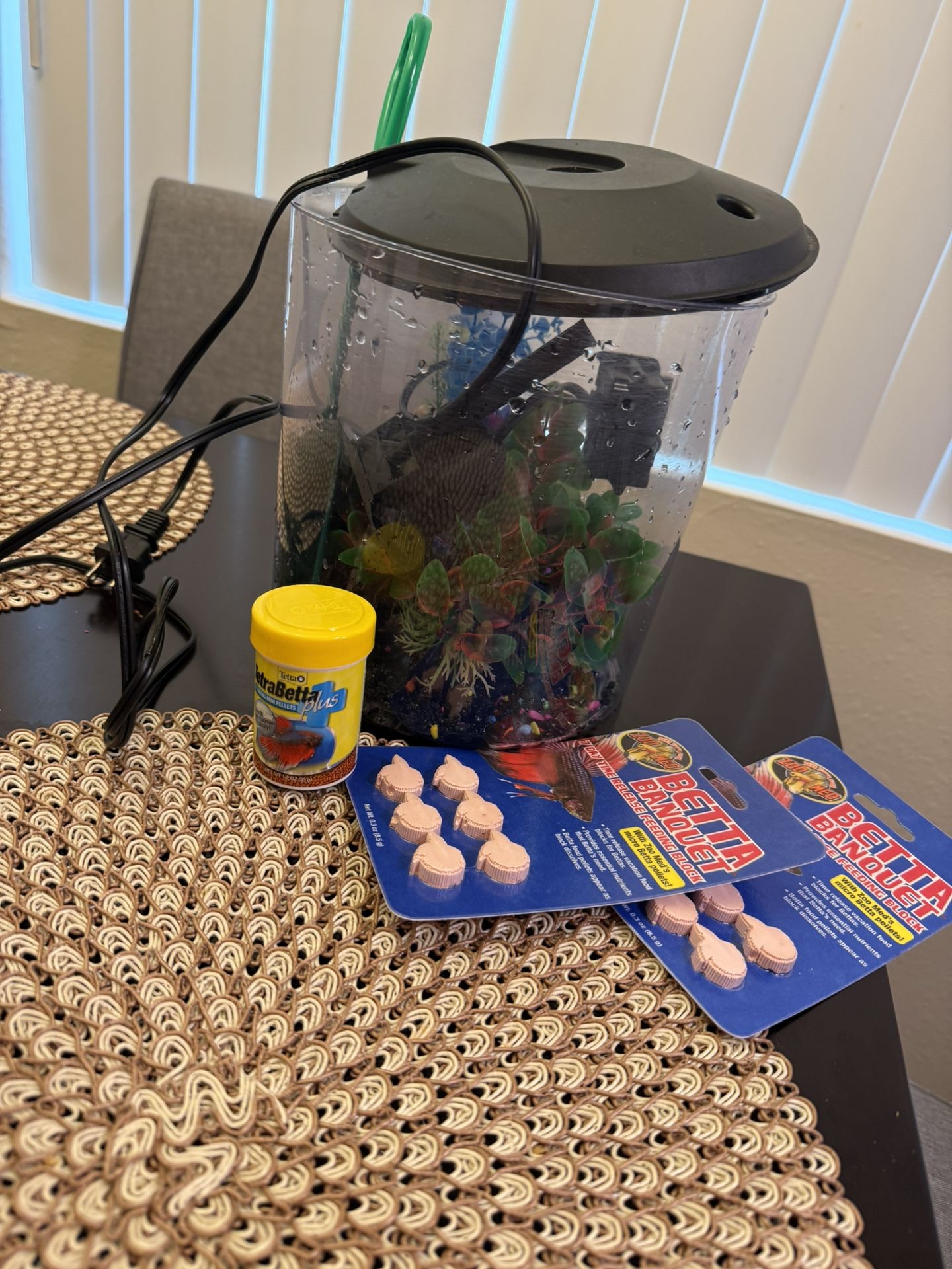 Fish Tank + Food