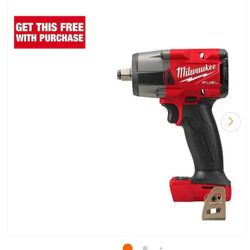 Milwaukee M18 FUEL Gen-2 18V Lithium-Ion Brushless Cordless Mid Torque 1/2 in