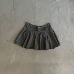 Gray Vintage American Apparel Circle Mini Skirt 