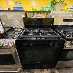 Estufa Whirlpool Negra 11$ Enganche 