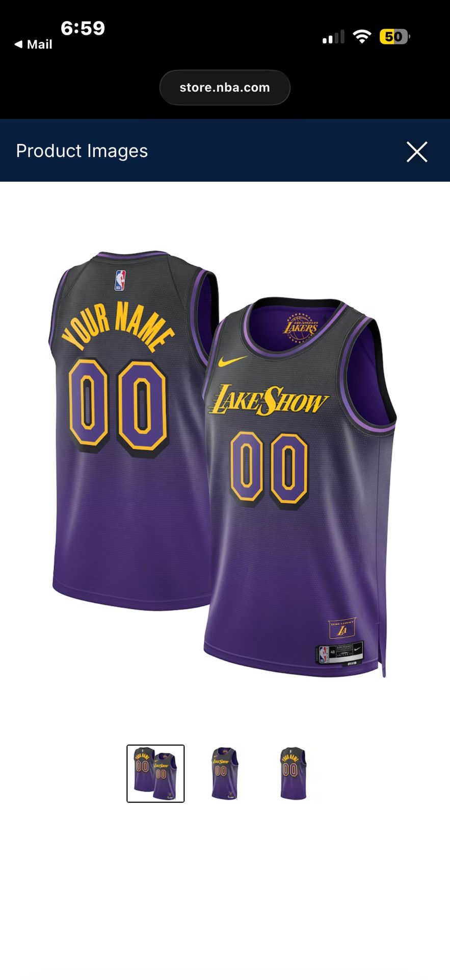 LA LAKERS JERSEY