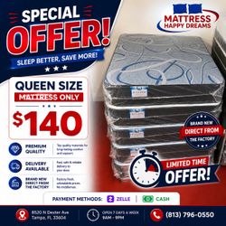 🛏️ Sleep Better for Less! Brand-New 10” Queen Mattress ⏳ Limited-Time Promotion | 🚚 Same-Day Delivery