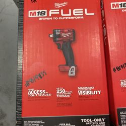 Milwuakee M18 Fuel 1/2” Compact Impact Wrench 