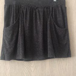 Express Charcoal Grey Short Skirt small