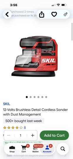 Skil 12V Cordless Palm Sander
