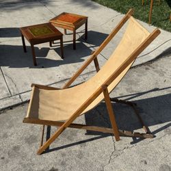 Vintage Danish Sun Bath Lounge Chair 