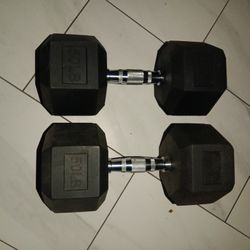 45 Lbs Dumbbell $65/50 Lbs Dumbbell $75 