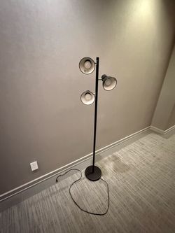 Black 3-Head Floor Lamp